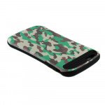 Wholesale Apple iPhone 6 Plus 5.5 Design Candy Shell Hybrid Case (Camouflage Green)